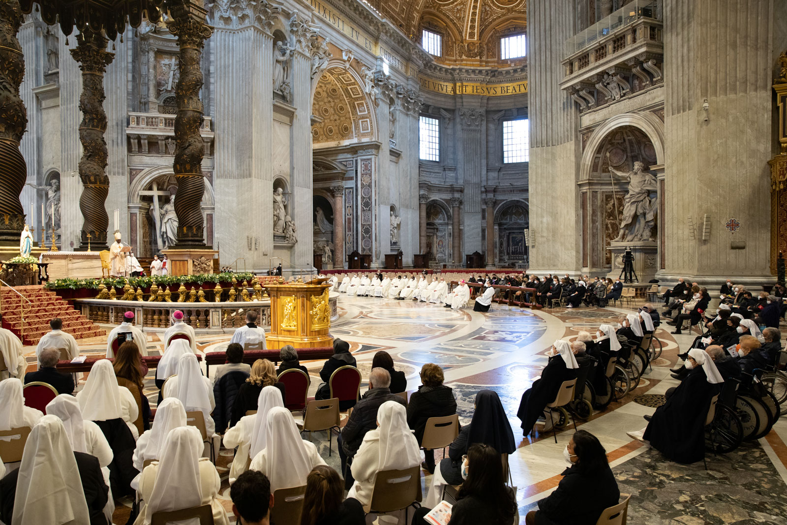 Messe à la basilique Saint-Pierre pour la 30è Journée mondiale du Malade