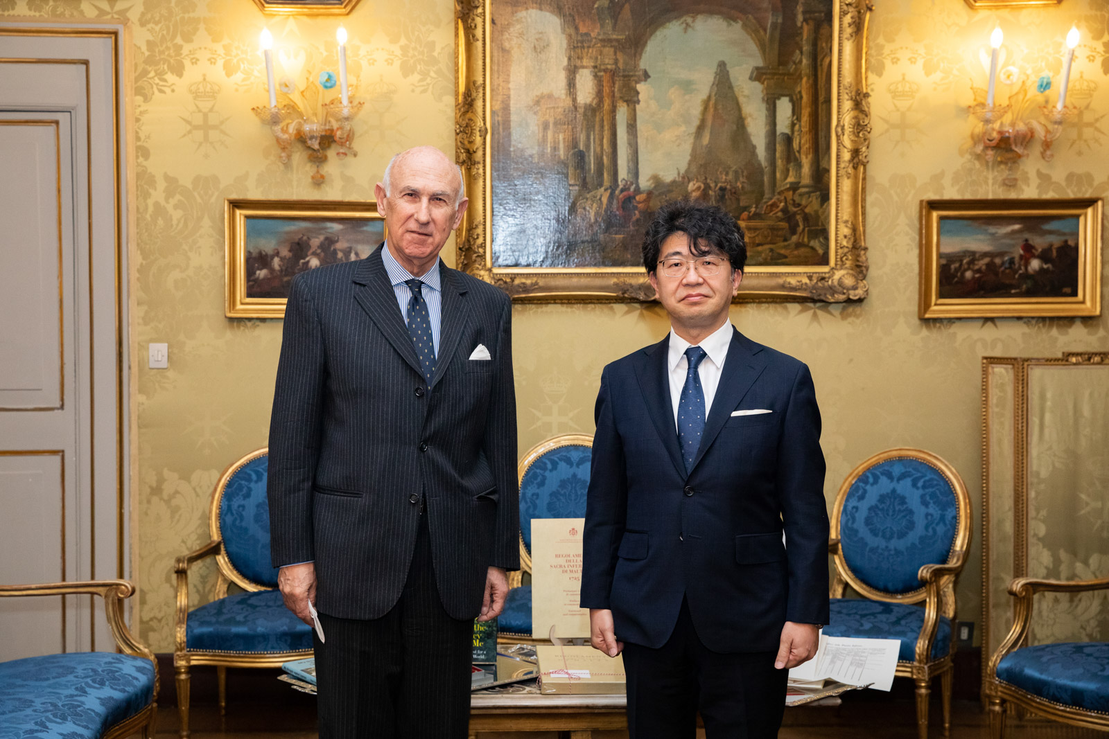 Visit of the Sasakawa Peace Foundation to the Order of Malta