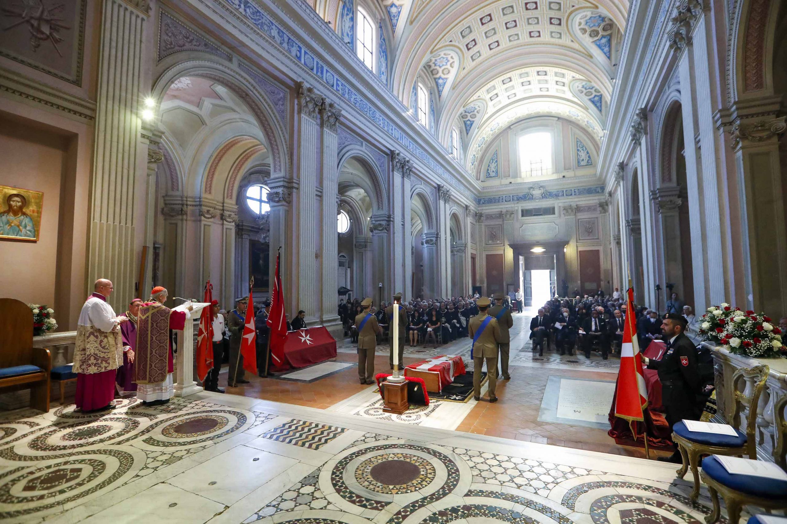 The solemn funeral of Fra’ Marco Luzzago, Lieutenant of the Grand Master