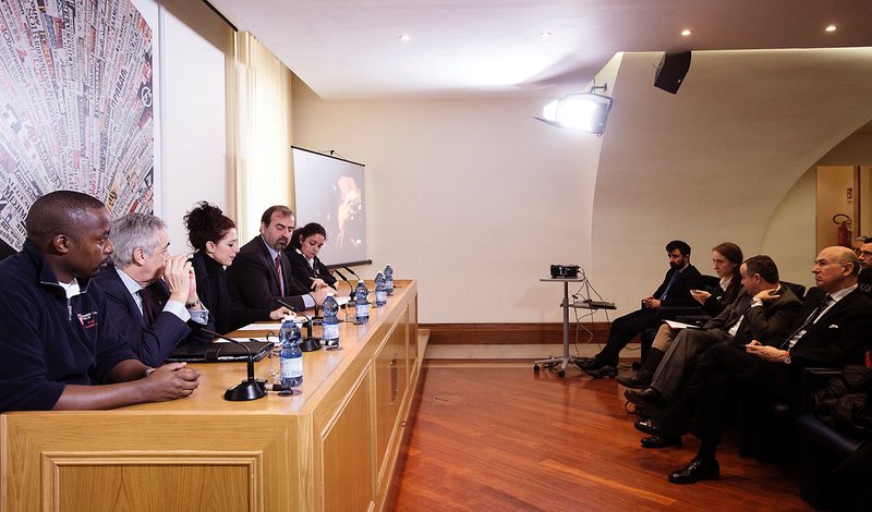 Italian Relief Corps’ New Syrian Refugee Rescue Mission in the Aegean presented to the Press