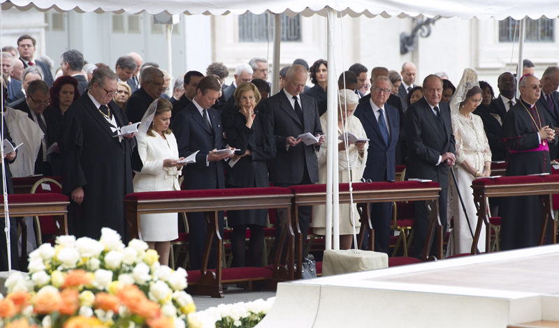 John Paul II and John XXIII Canonization: the Grand Master participates in the celebrations