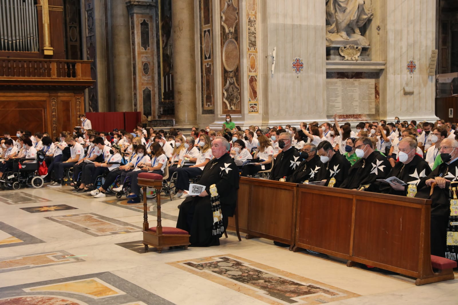 Holy Mass in St Peter’s Basilica for the International Summer Camp youth