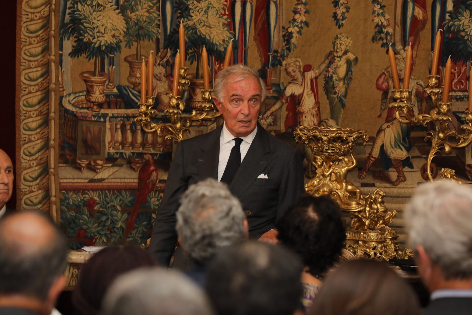 The Grand Chancellor meets the diplomatic corps accredited to the