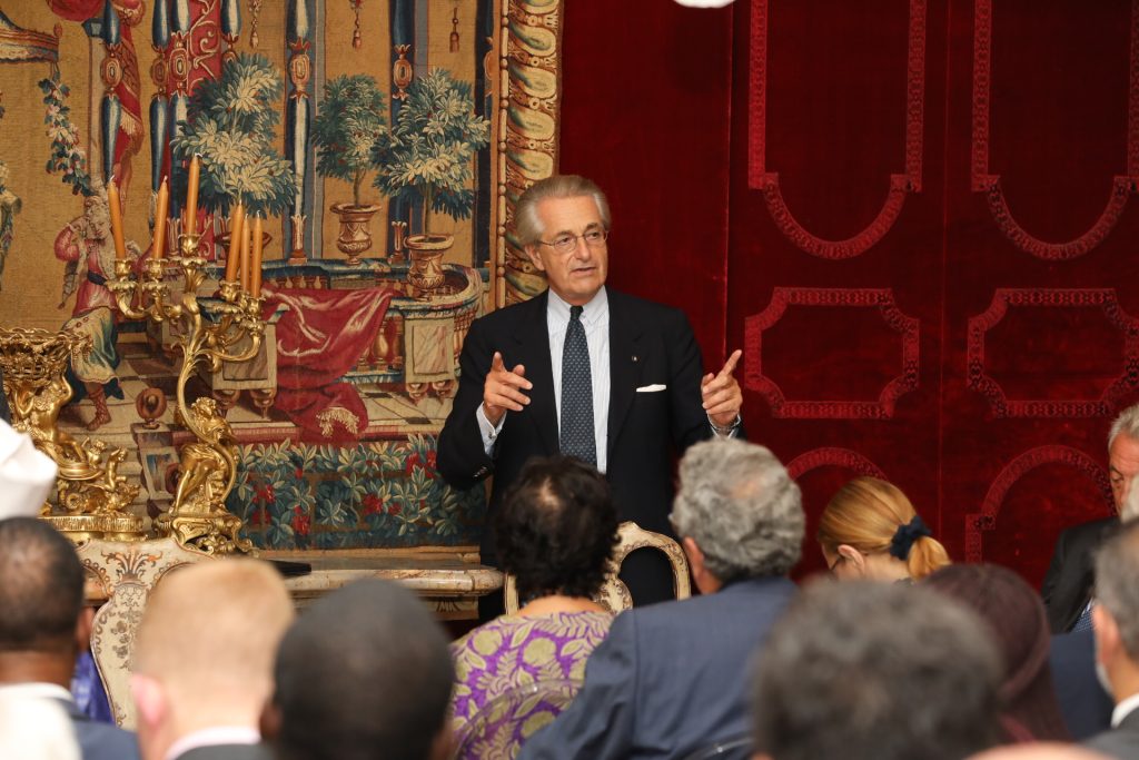 The Grand Chancellor meets the diplomatic corps accredited to the