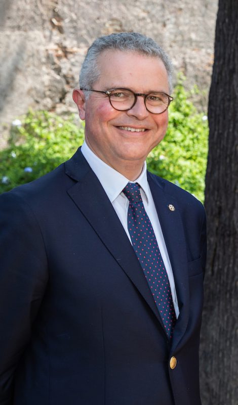 The Grand Commander of the Order of Malta Fra' Emmanuel Rousseau