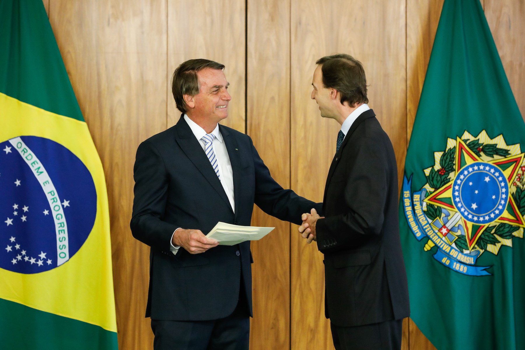 The Ambassador of the Sovereign Order of Malta to the Federative Republic of Brazil presents his letters of credence