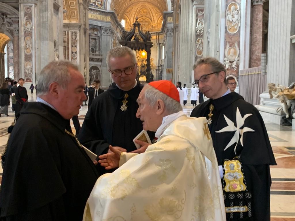El Lugarteniente del Gran Maestre asiste a la canonización del obispo Scalabrini