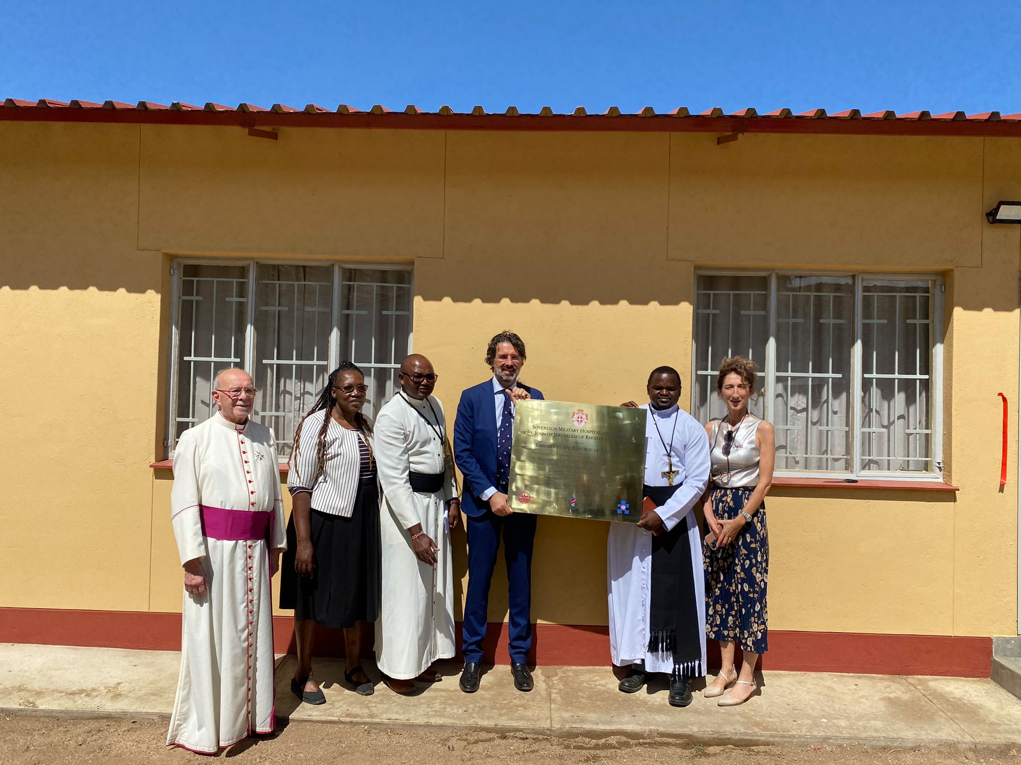 Die Botschaft des Ordens in Namibia weiht eine neue Berufsschule in Döbra ein