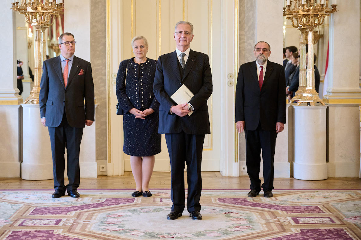 L’Ambasciatore del Sovrano Ordine di Malta presso l’Ungheria presenta le sue lettere credenziali