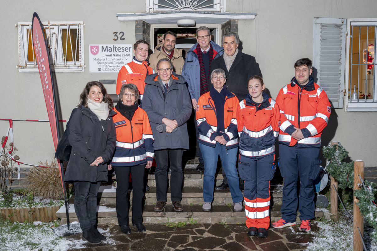 Grand Hospitaller visits Order of Malta’s activities in Germany