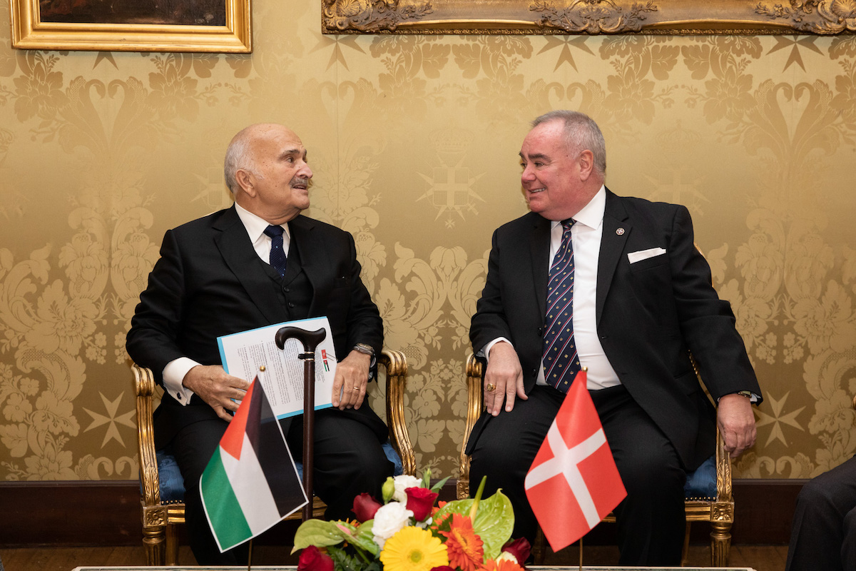 The Lieutenant Receives Prince El Hassan of Jordan