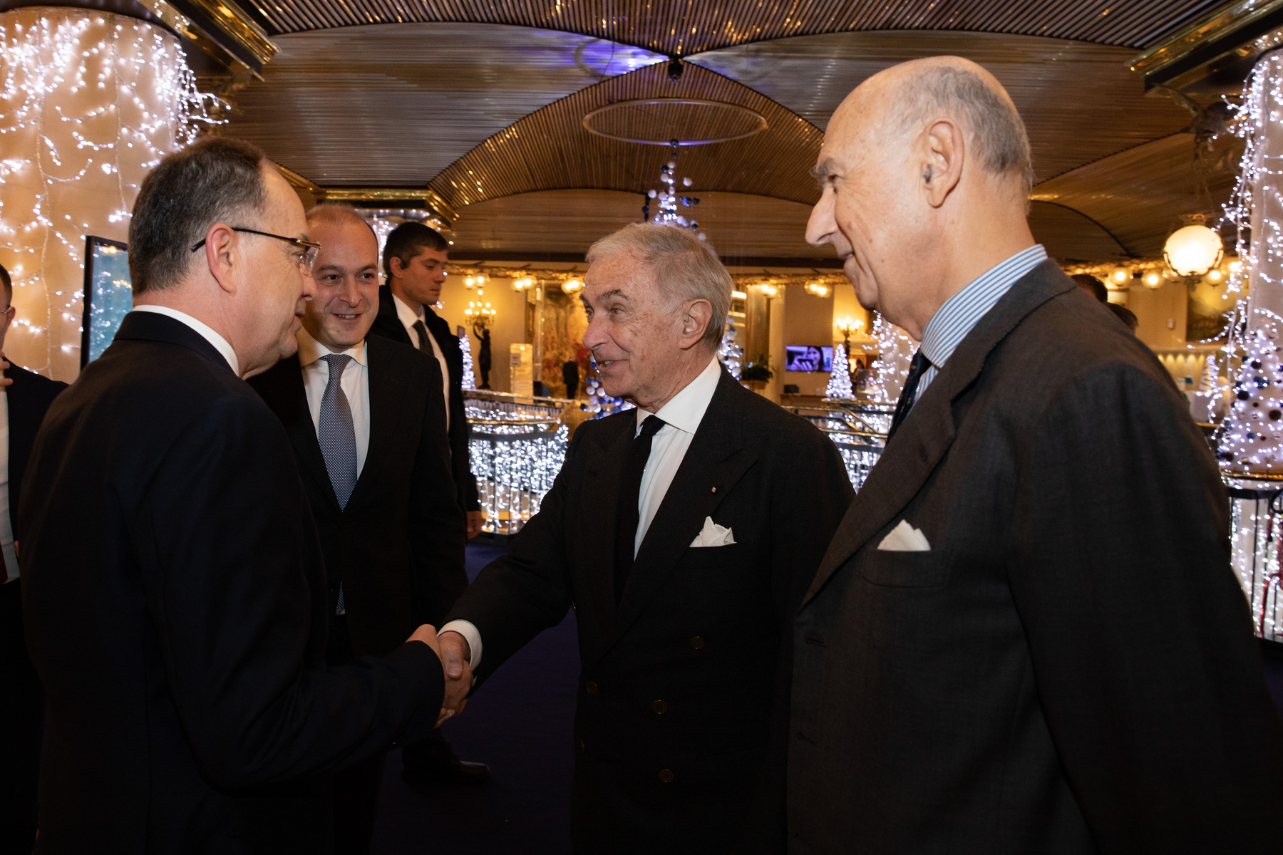Der Statthalter des Großmeisters trifft albanischen Präsidenten Bajram Begaj