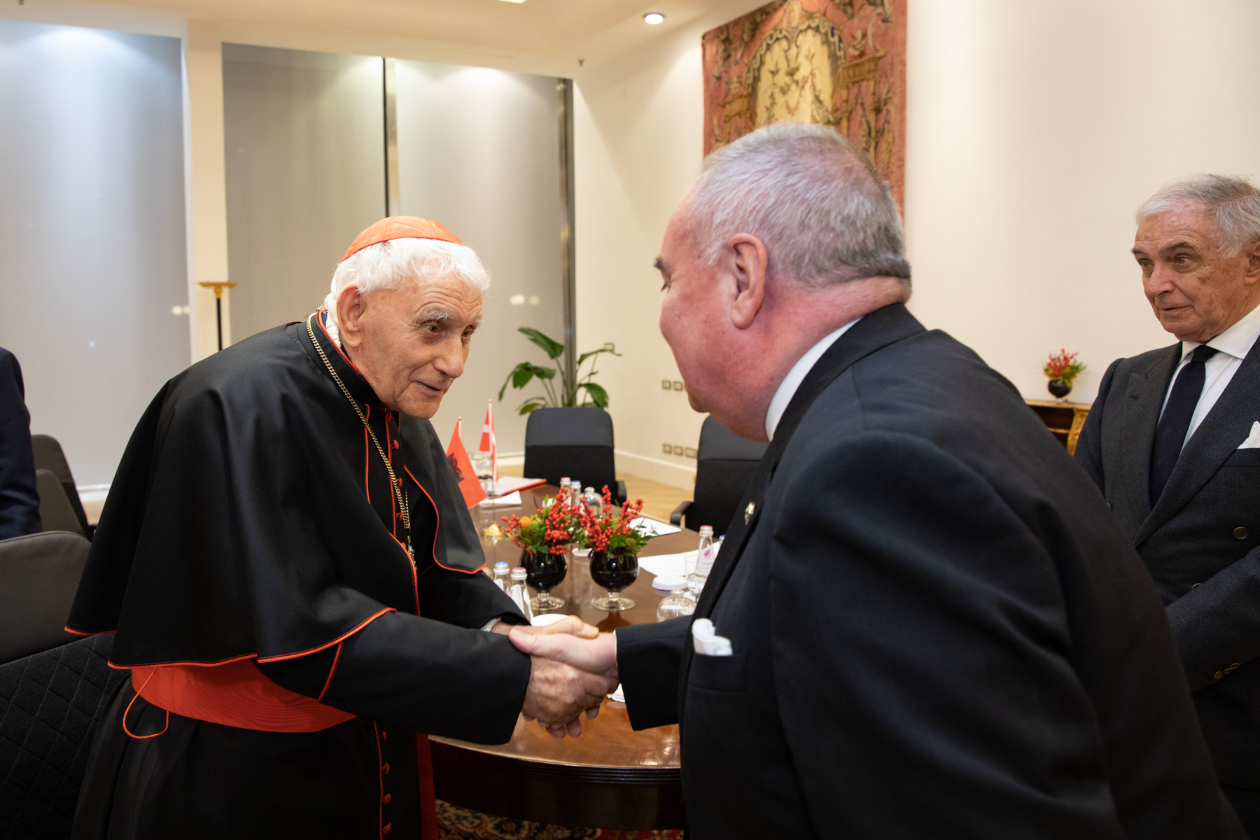 The Lieutenant of the Grand Master meets Albanian President Bajram Begaj