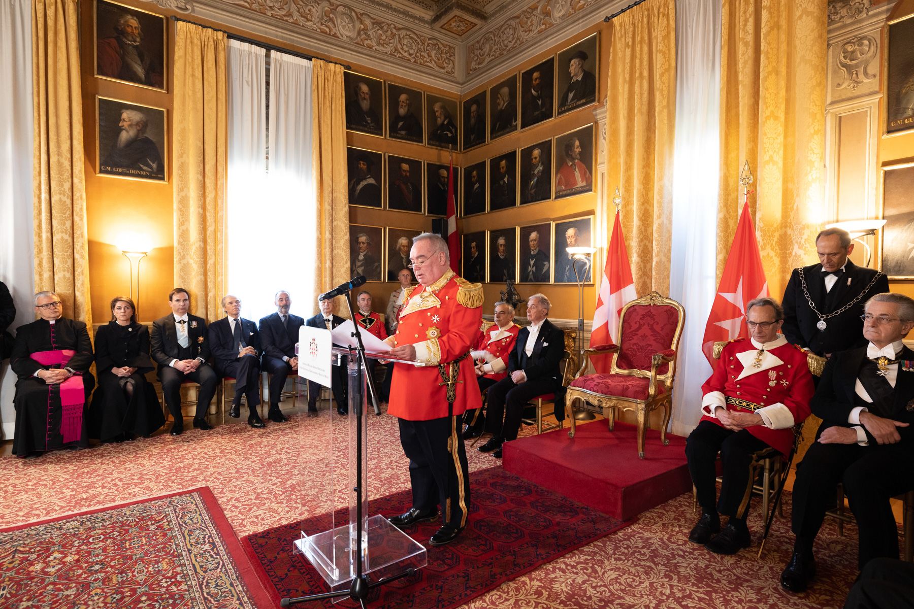 Speech of the Lieutenant of the Grand Master Fra’ John T. Dunlap to the Diplomatic Corps accredited to the Sovereign Order of Malta