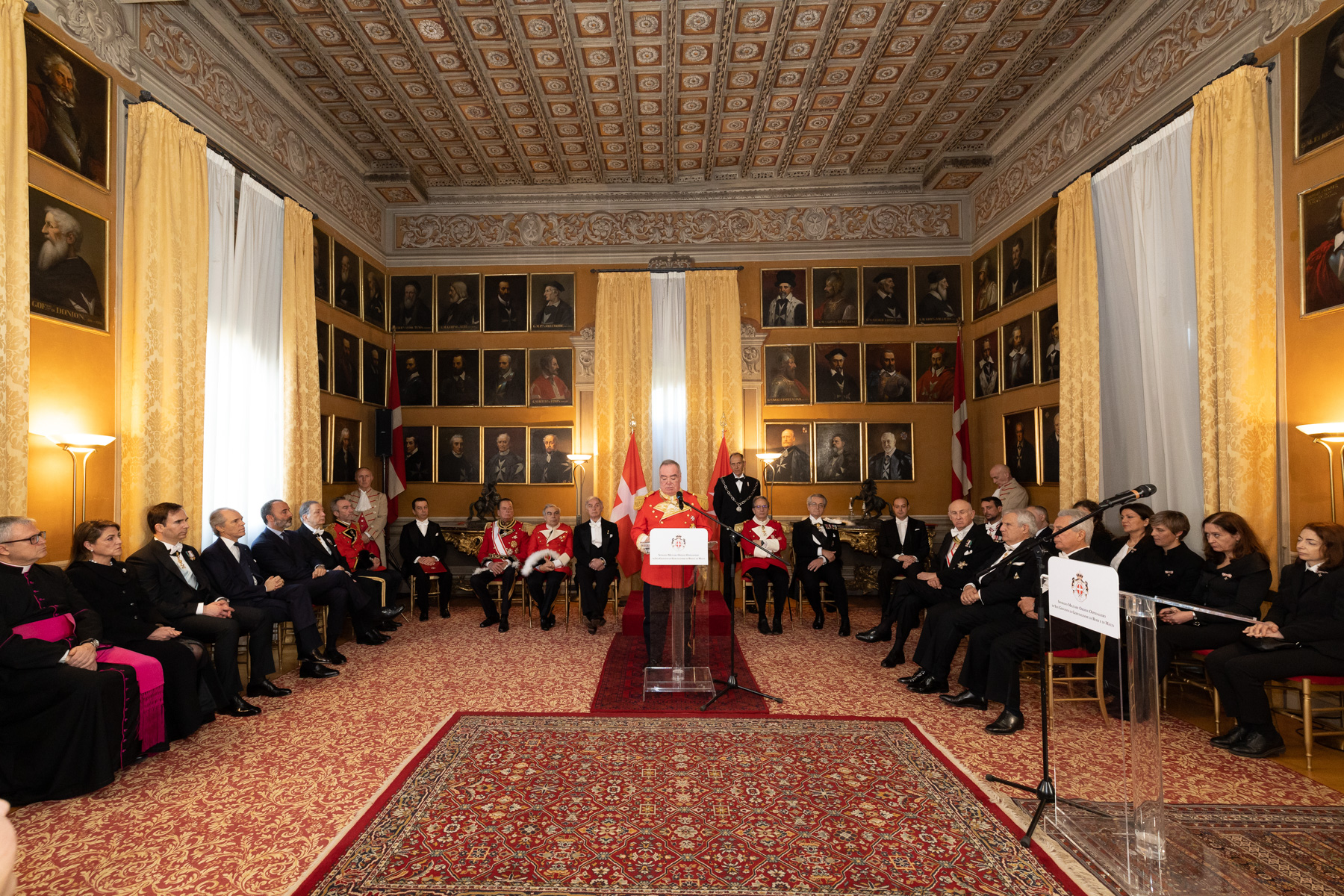 Discurso del Lugarteniente del Gran Maestre Frey John T. Dunlap a los embajadores acreditados ante la Soberana Orden de Malta