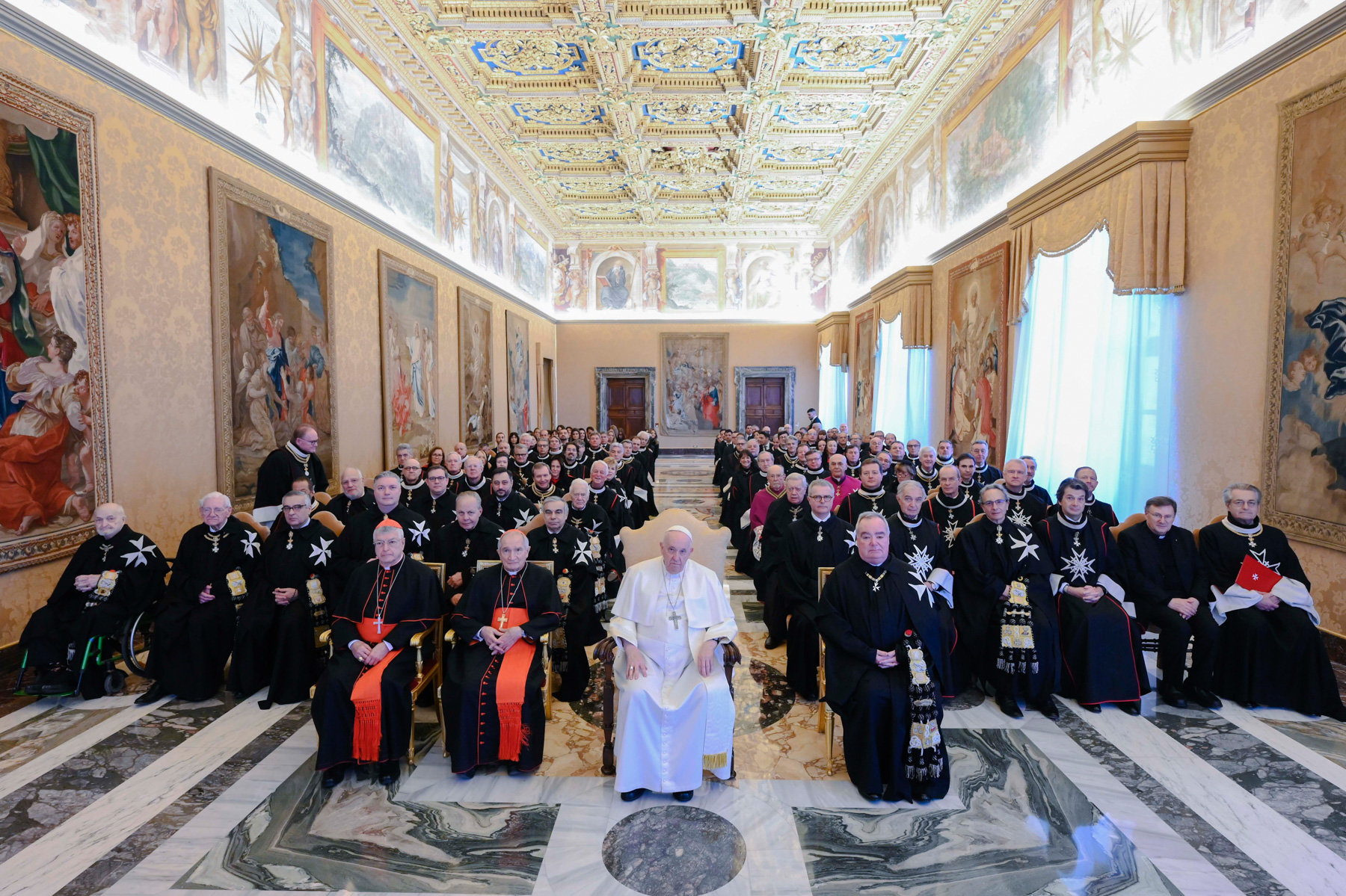 Pope Francis Order of Malta Capitulars