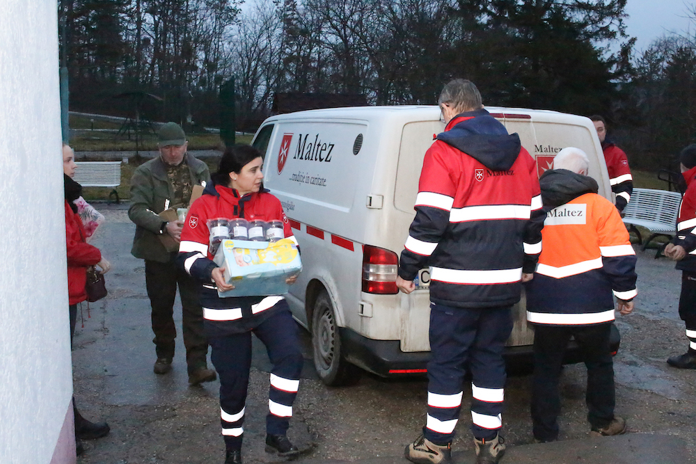 Misión en Ucrania de los cuerpos de ayuda italiano y rumano de la Orden de Malta