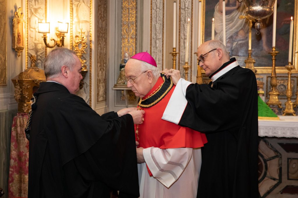 Cardinal Fernando Vérges Alzaga Bailiff Grand Cross of Honour and