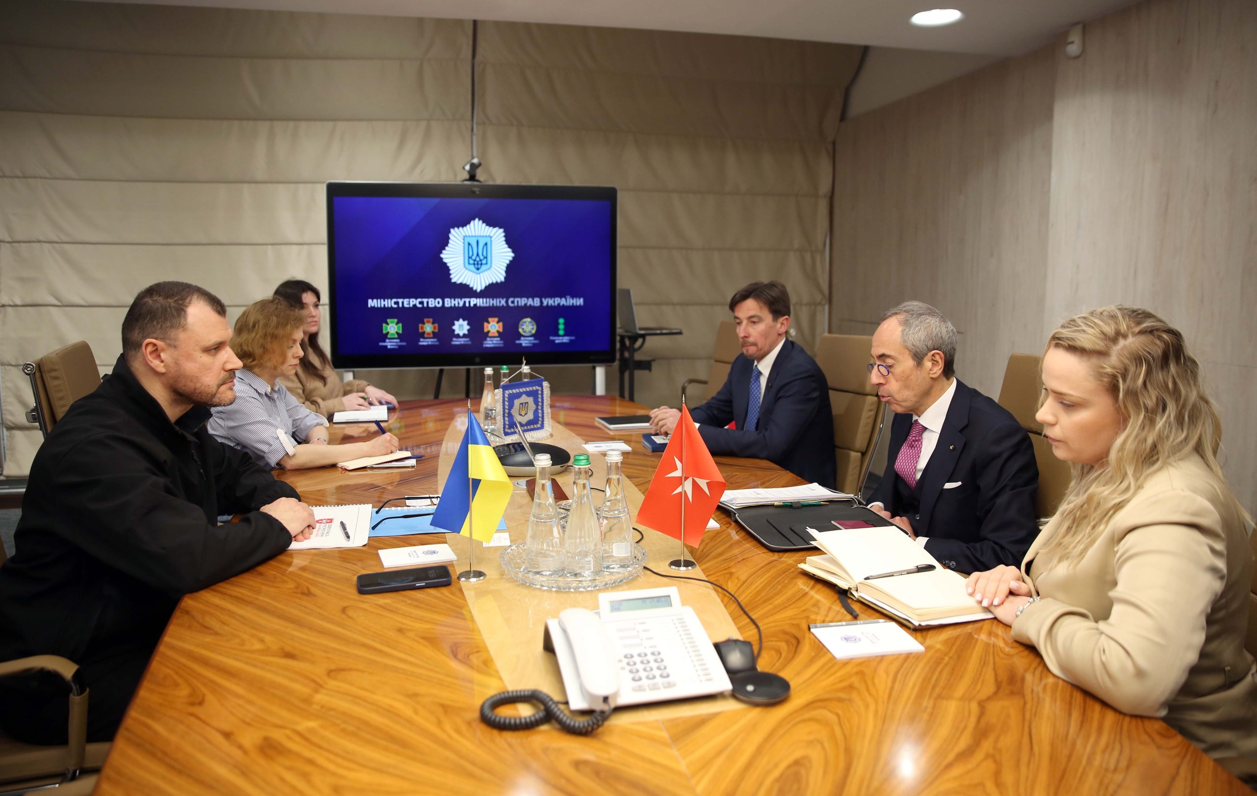 Treffen mit dem Innenminister der Ukraine