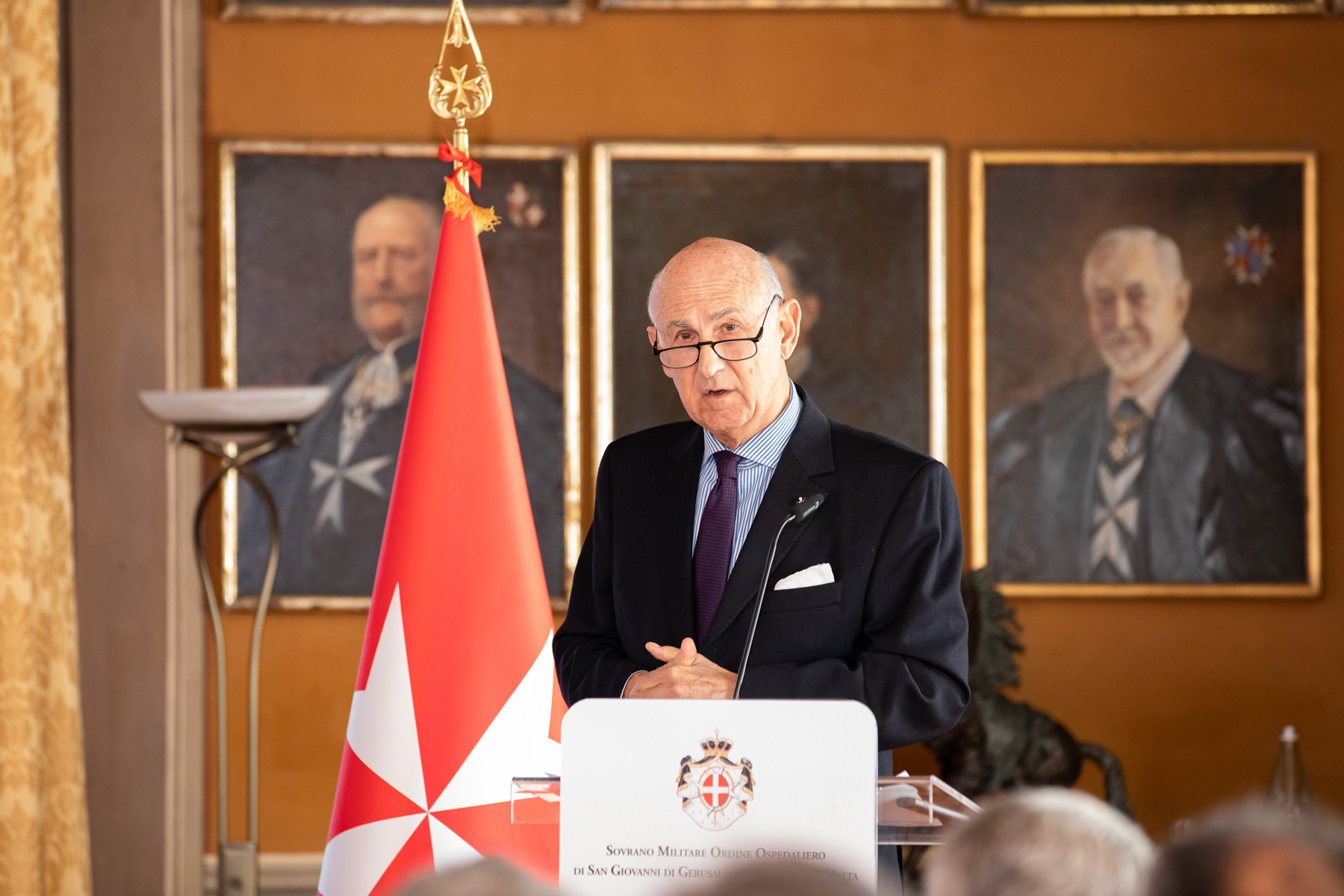 Die wichtigsten Aktivitäten des Malteserordens standen im Mittelpunkt des Treffens mit den akkreditierten Diplomaten
