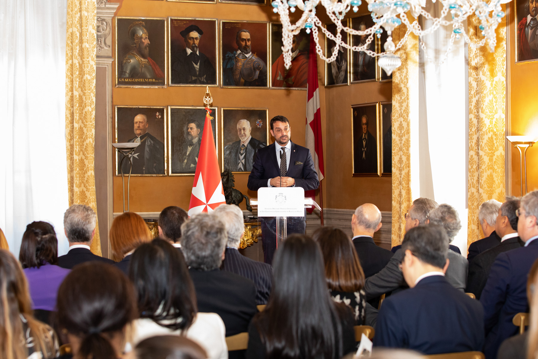 Los principales proyectos de la Orden de Malta, en el centro del encuentro con los diplomáticos acreditados 