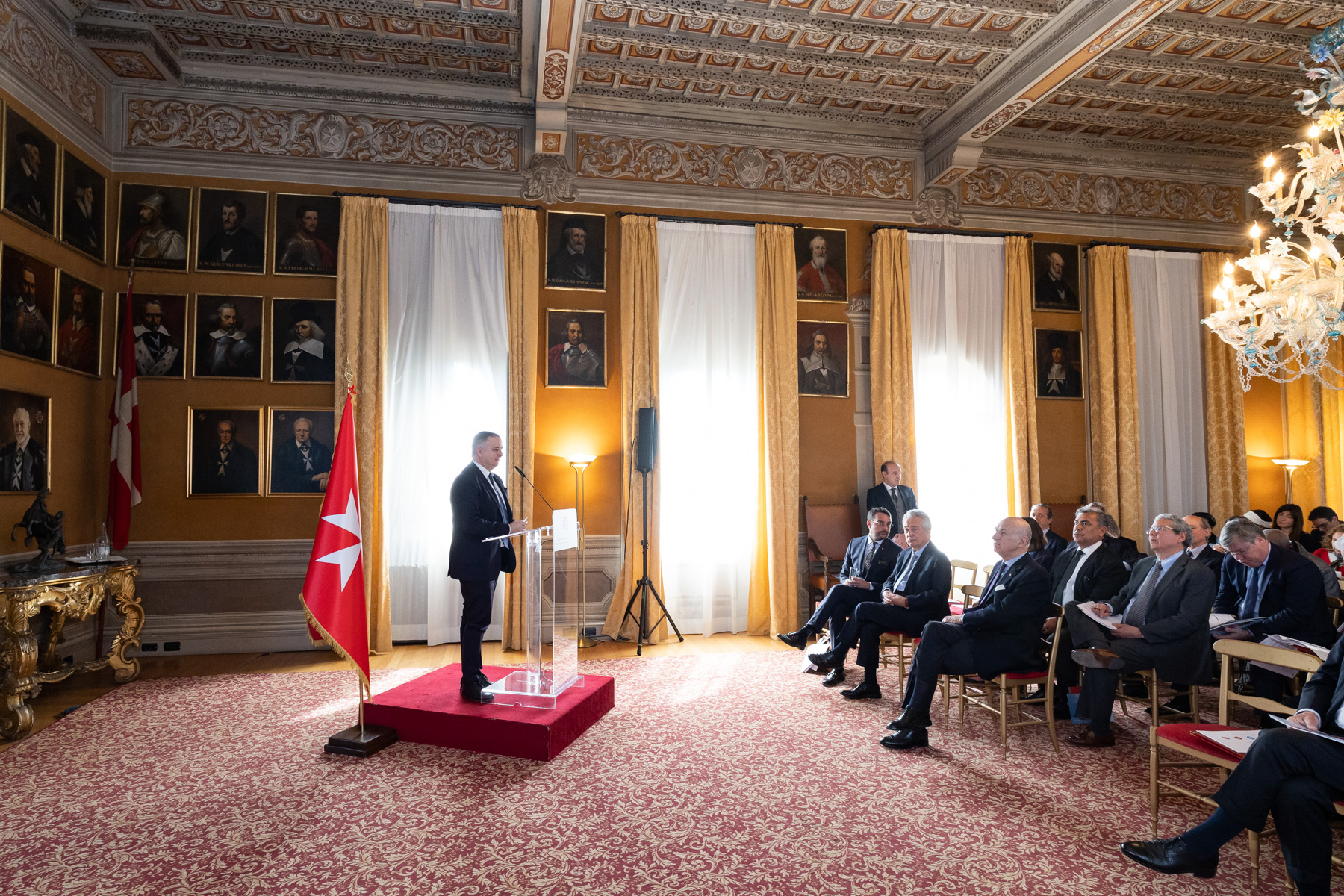 Die wichtigsten Aktivitäten des Malteserordens standen im Mittelpunkt des Treffens mit den akkreditierten Diplomaten