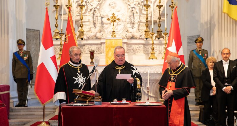 Oath Grand Master Order of Malta Fra' John Dunlap