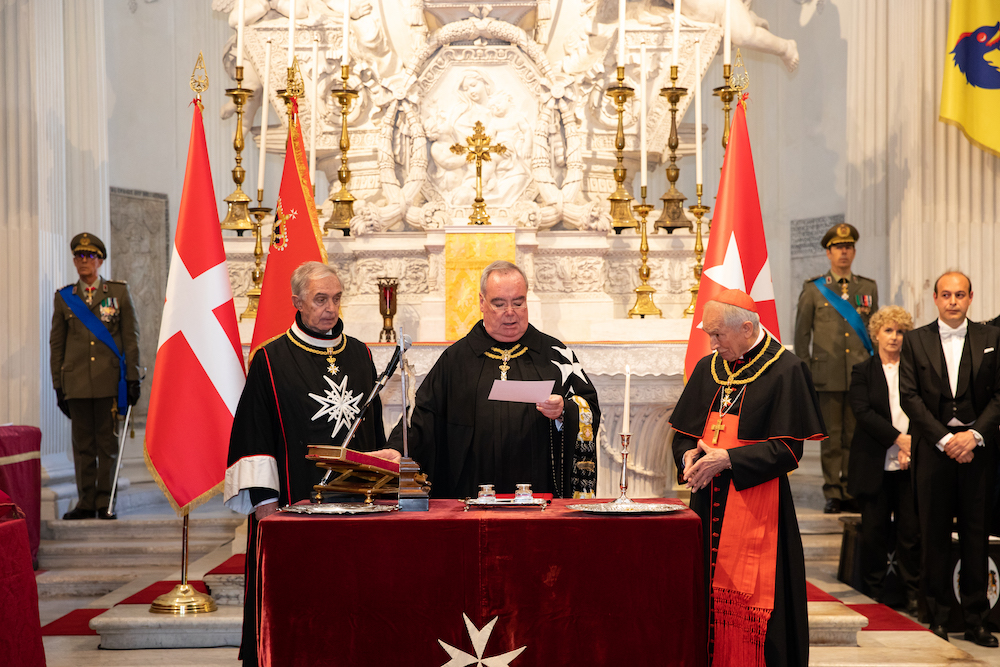 Oath Grand Master Order of Malta Fra' John Dunlap