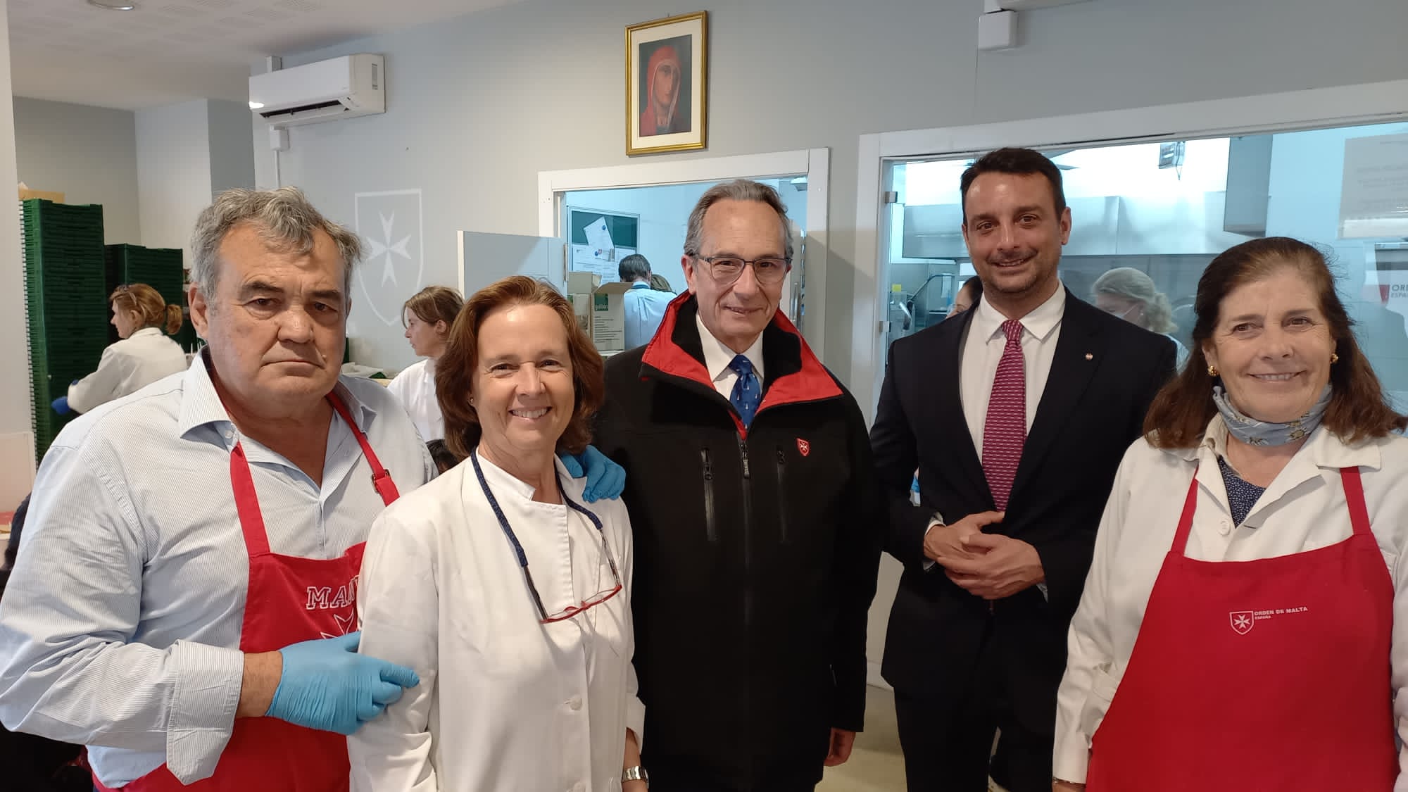 Il Grande Ospedaliere in visita alle attività dell’Ordine di Malta in Spagna