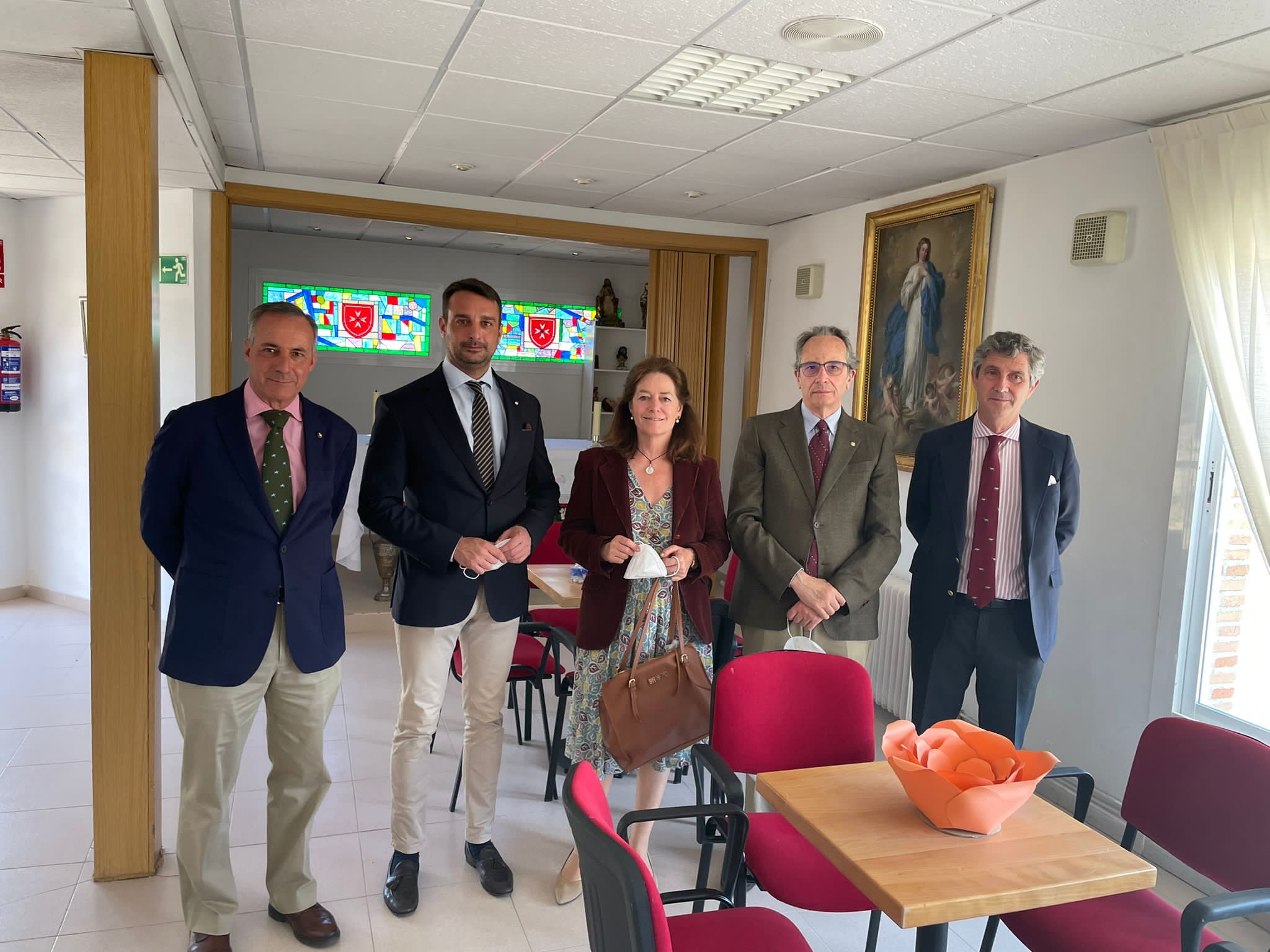 Il Grande Ospedaliere in visita alle attività dell’Ordine di Malta in Spagna