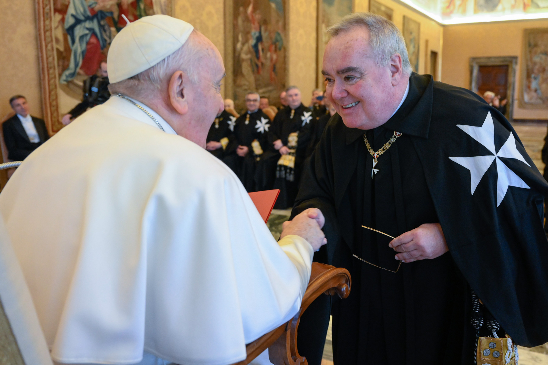 Los mejores deseos del Gran Maestre al Papa Francisco