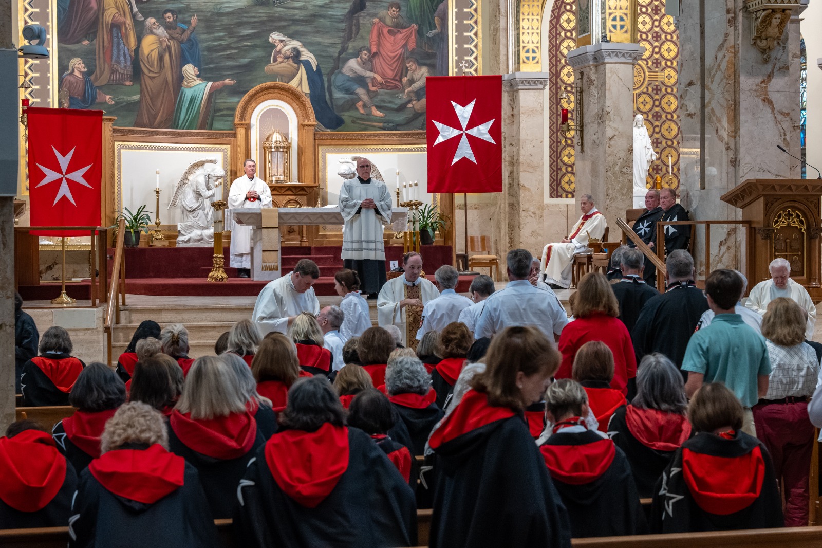 Grand Master at Pilgrimage to the National Shrine of Our Lady of Champion