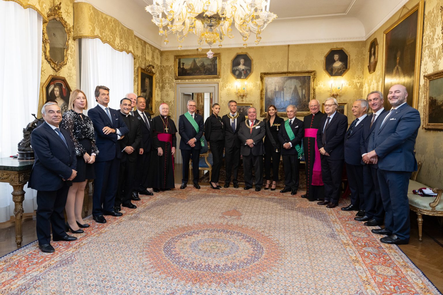 Grand Master receives Collar of the Most Holy Annunciation Order of Malta