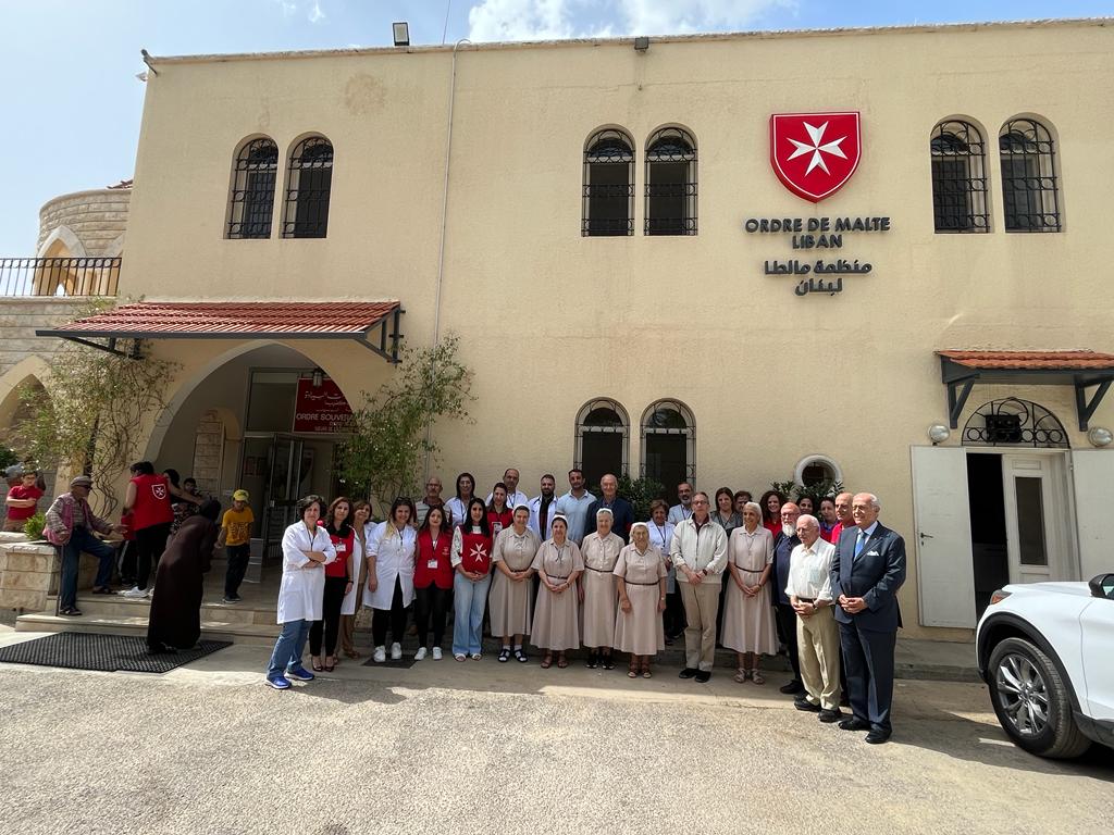 Le Grand Hospitalier s’est rendu au Liban pour visiter certains des projets les plus importants menés par l’Ordre de Malte dans le pays
