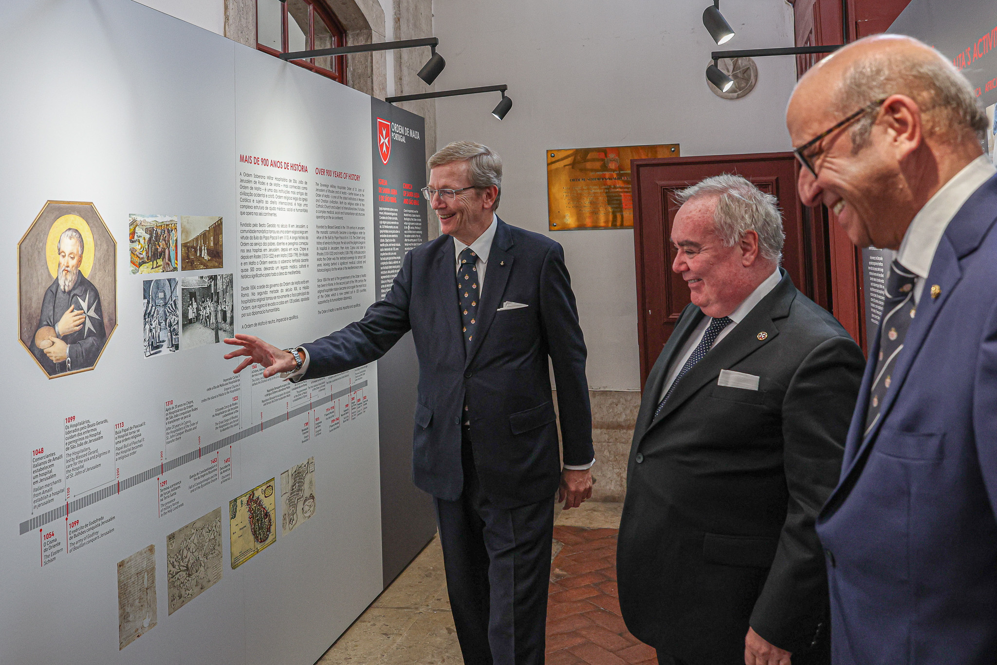 Der Großmeister des Malteserordens hat Portugal besucht