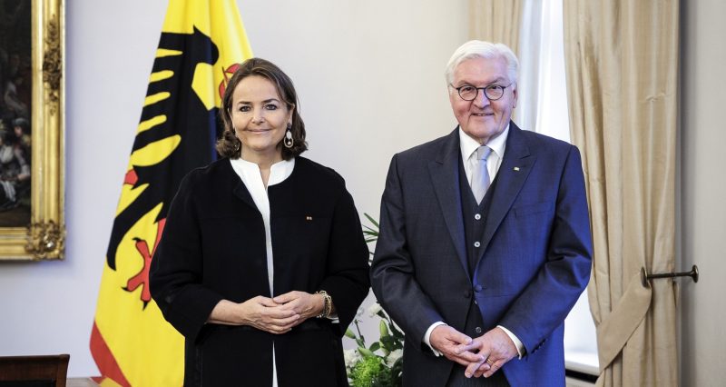 The new Ambassador of the Order of Malta to Germany presents her letters of credence