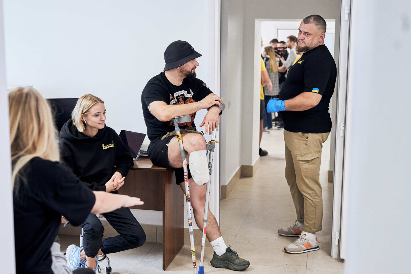 200 prostheses for war victims. The Lviv clinic- supported by the Order of Malta –  celebrates its first year
