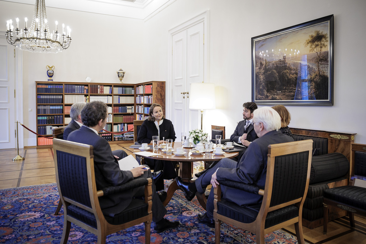 The new Ambassador of the Order of Malta to Germany presents her letters of credence