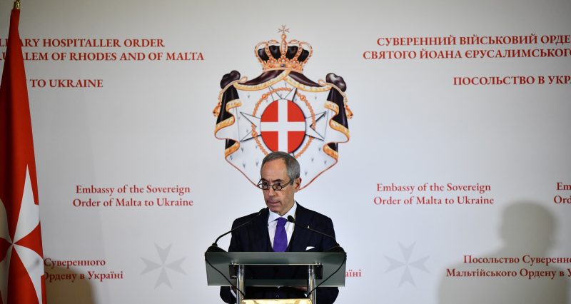 Der Souveräne Malteserorden feiert 15 Jahre diplomatische Beziehungen zur Ukraine
