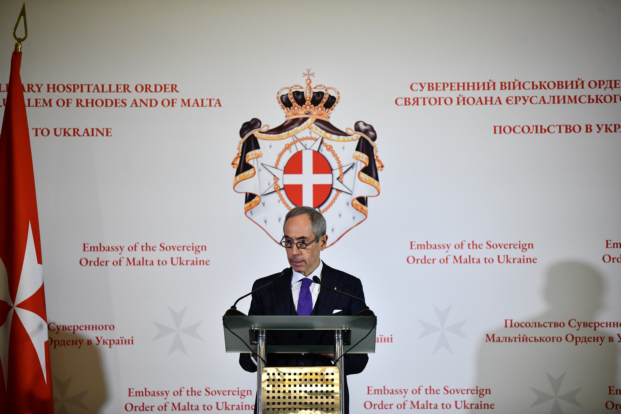 Der Souveräne Malteserorden feiert 15 Jahre diplomatische Beziehungen zur Ukraine