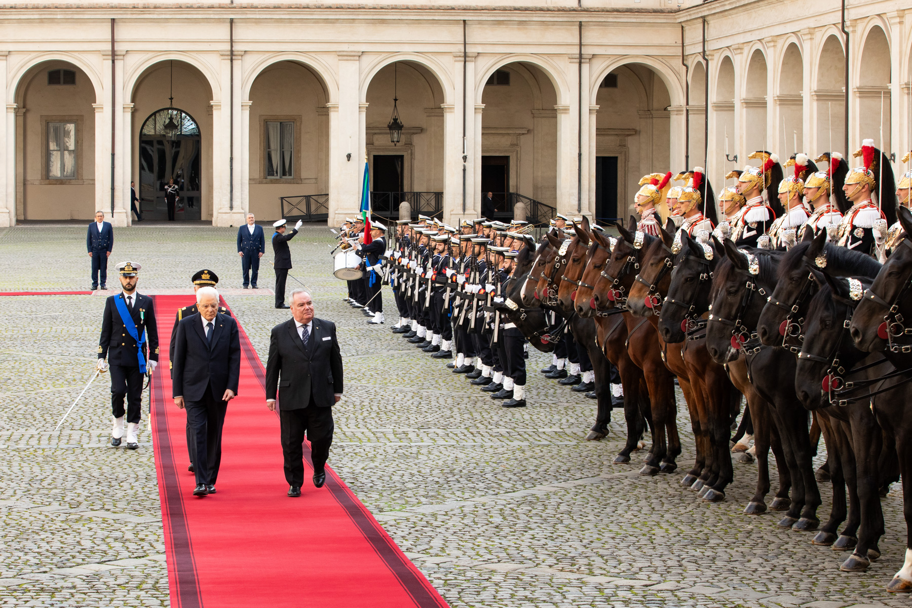 Il nuovo Governo del Sovrano Ordine di Malta ricevuto in visita ufficiale dal Presidente Sergio Mattarella