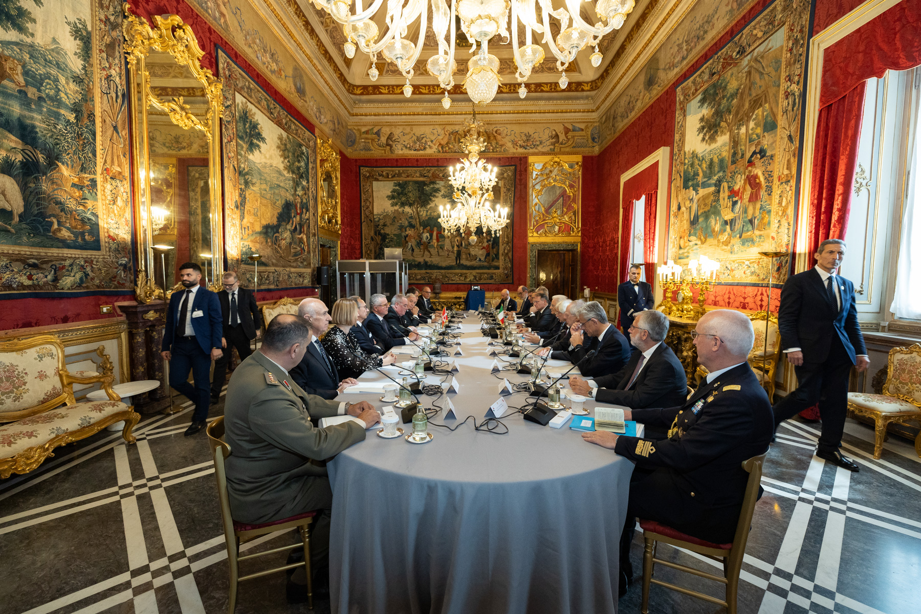 Offizieller Besuch der neuen Regierung des Souveränen Malteserordens bei Staatspräsident Sergio Mattarella
