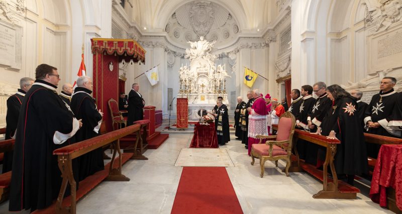 Fra’ Roberto Viazzo takes an oath
