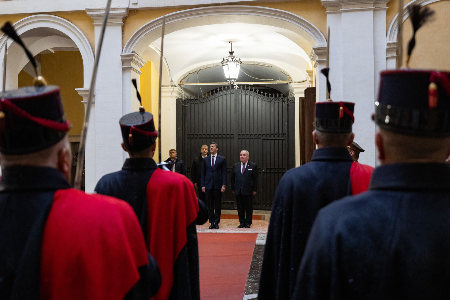 Der Großmeister des Souveränen Malteserordens empfängt den Präsidenten von Paraguay zu einem offiziellen Besuch