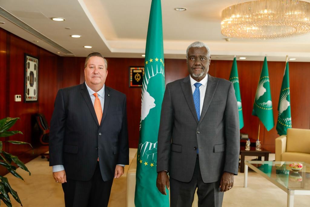 The new Permanent Representative of the Order of Malta to the African Union presents his letters of credence