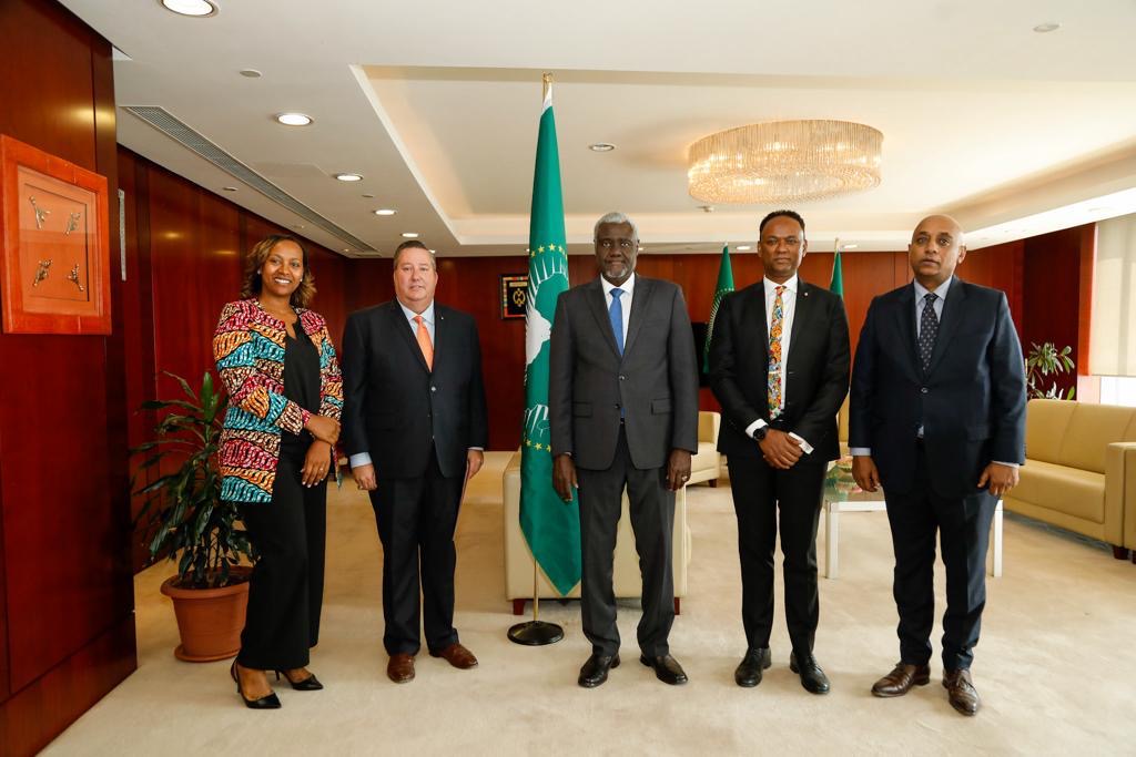 The new Permanent Representative of the Order of Malta to the African Union presents his letters of credence