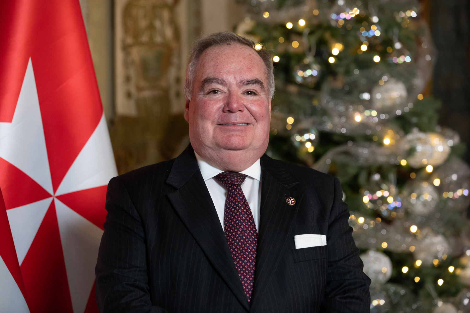 Felicitaciones del Gran Maestre Frey John Dunlap para una Feliz Navidad