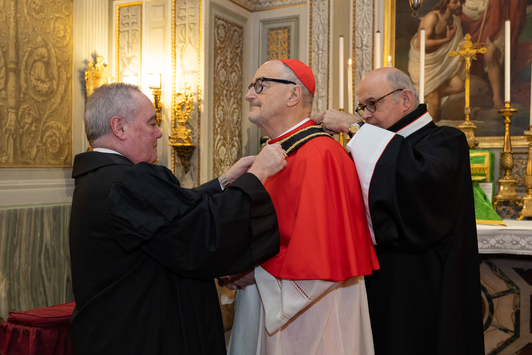 Il cardinale Michael Czerny, S.I., Balì Gran Croce di Onore e Devozione dell’Ordine di Malta