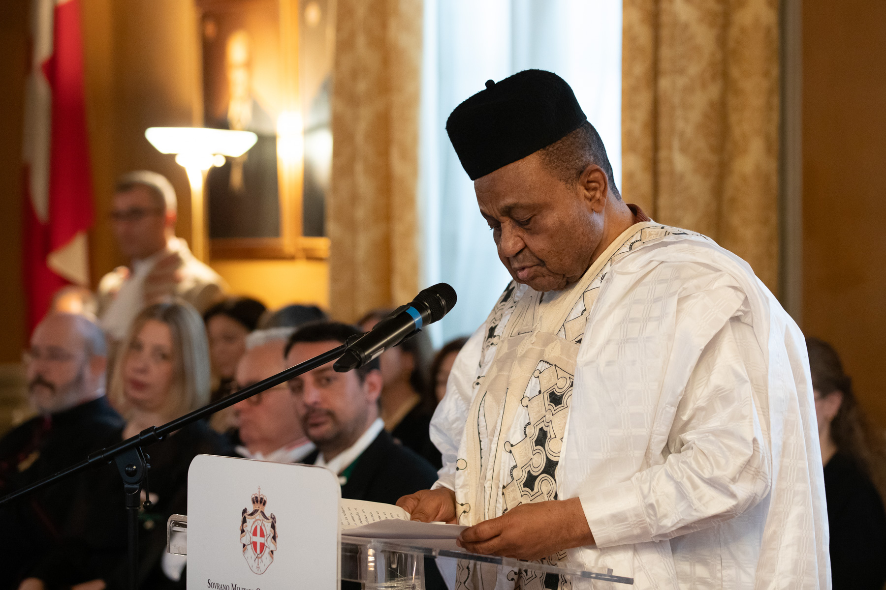 Discours du Doyen du Corps diplomatique accredité près l’Ordre de Malte