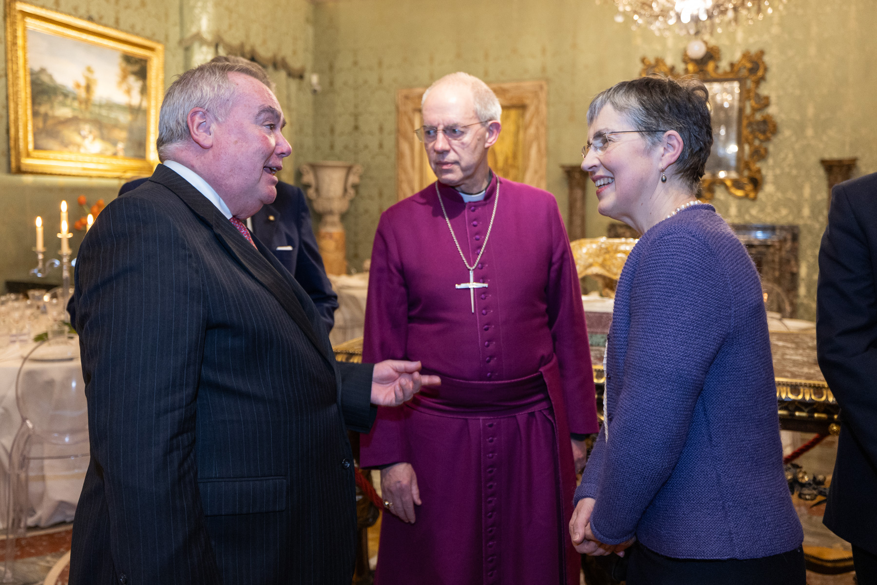 Le Grand Maître Fra’ John Dunlap reçoit une délégation d’évêques conduite par l’archevêque de Canterbury Justin Welby